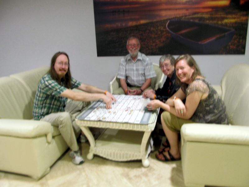 We often played games here at night